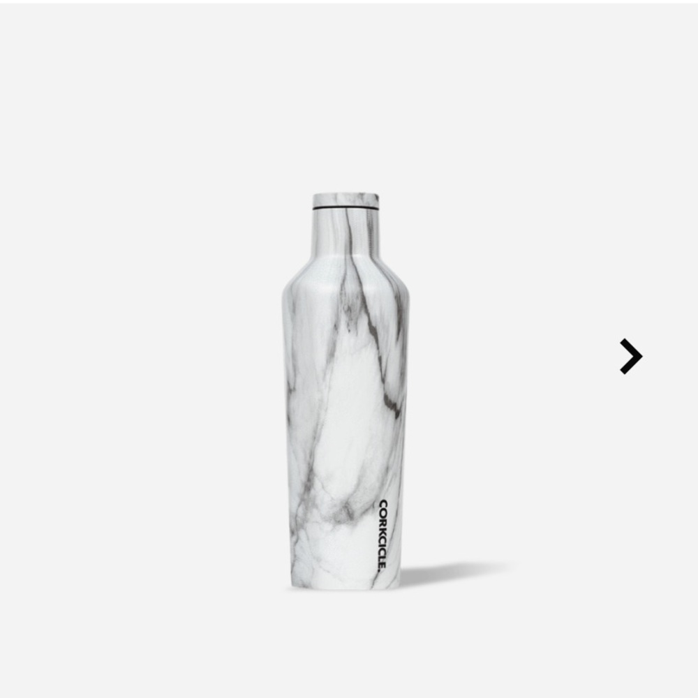 16oz Grey and White Corkcicle Canteen